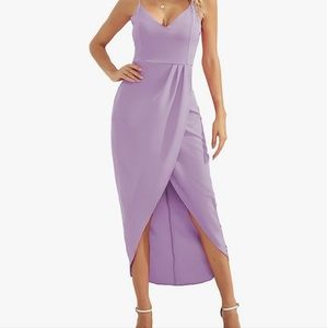 CMZ2OO5 Purple Tulip Skirt Dress